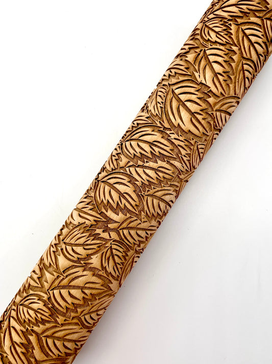 Leaves Textured Rolling Pin