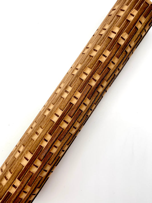 Basket Weave Textured Rolling Pin