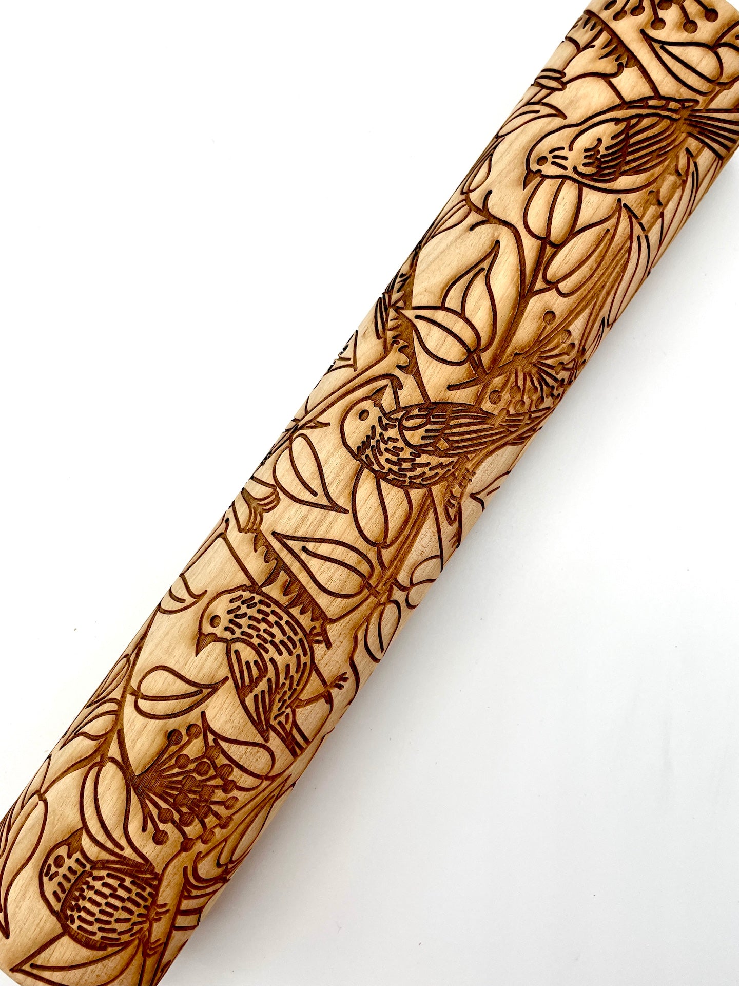 Birds Textured Rolling Pin