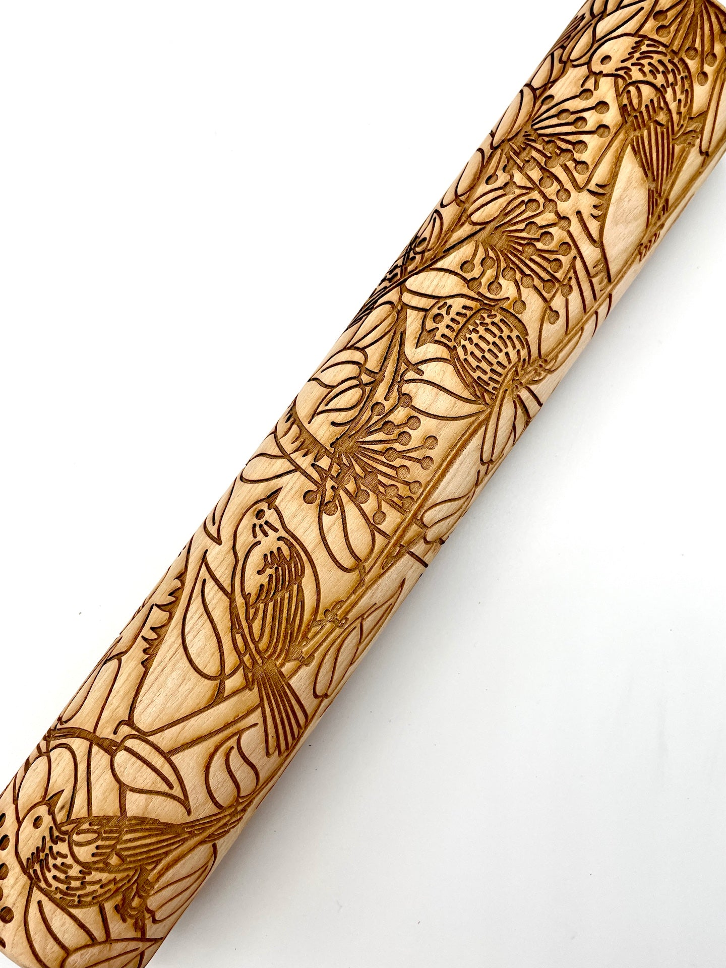 Birds Textured Rolling Pin