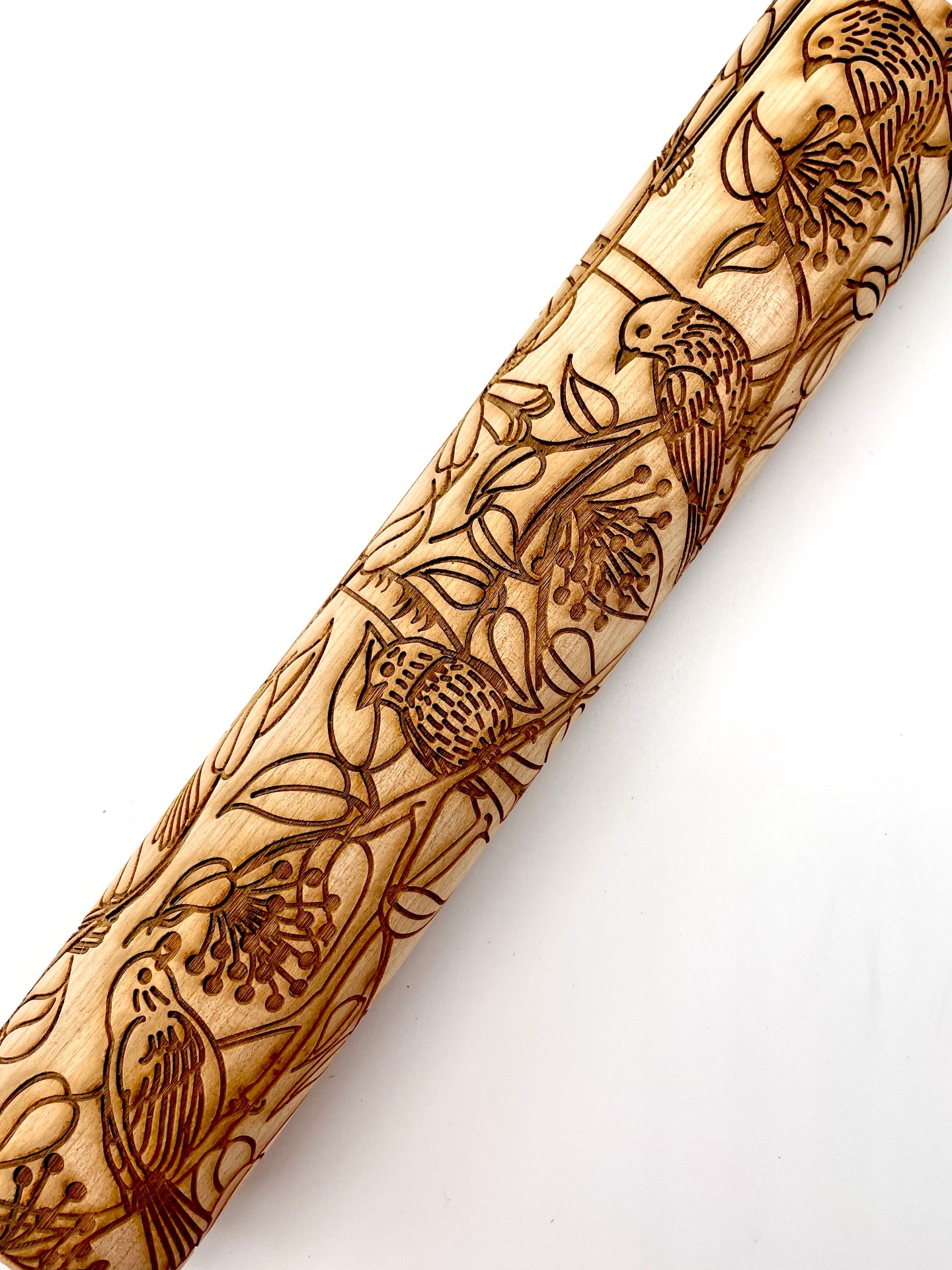 Birds Textured Rolling Pin