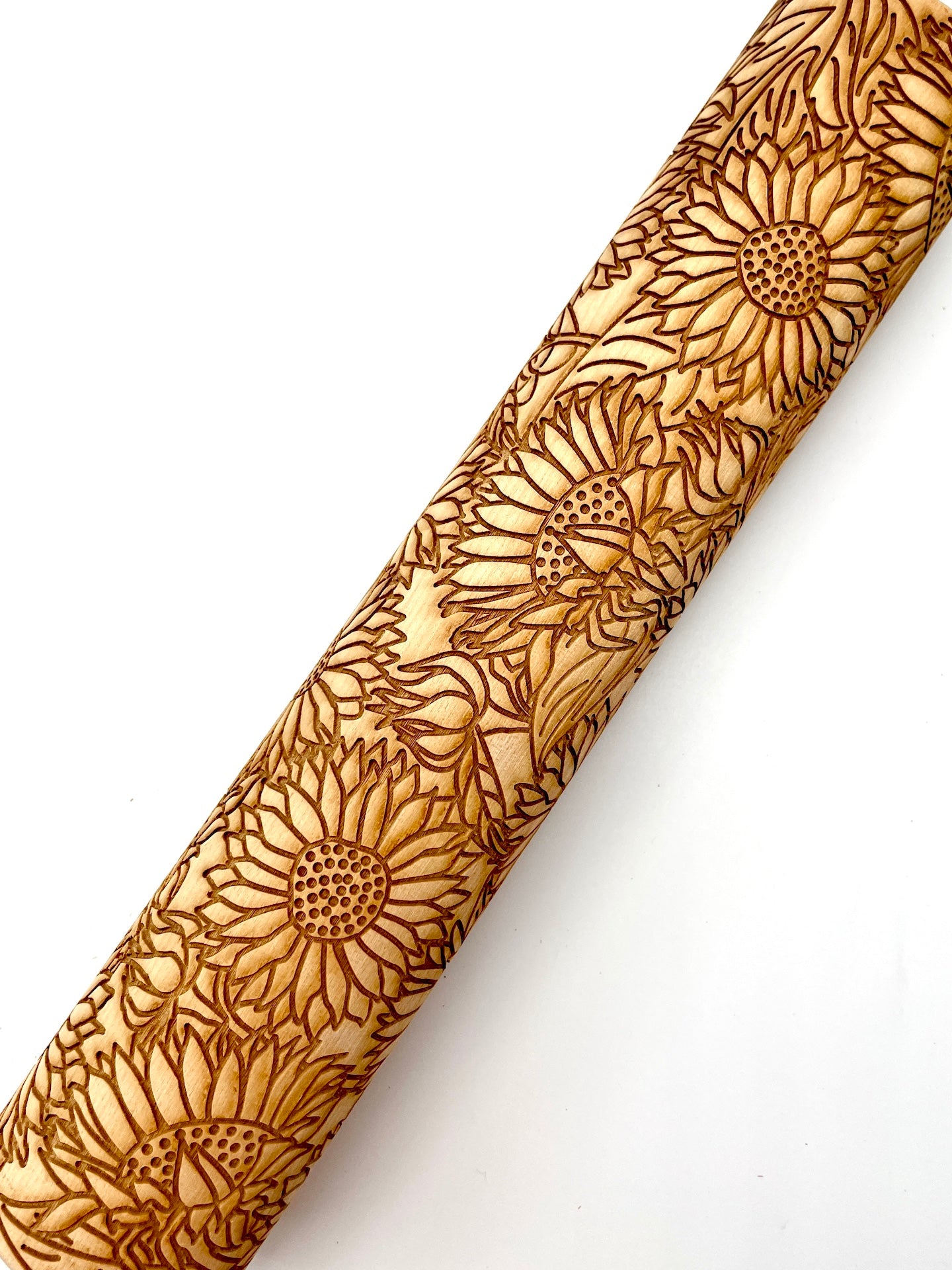 Sunflowers Textured Rolling Pin