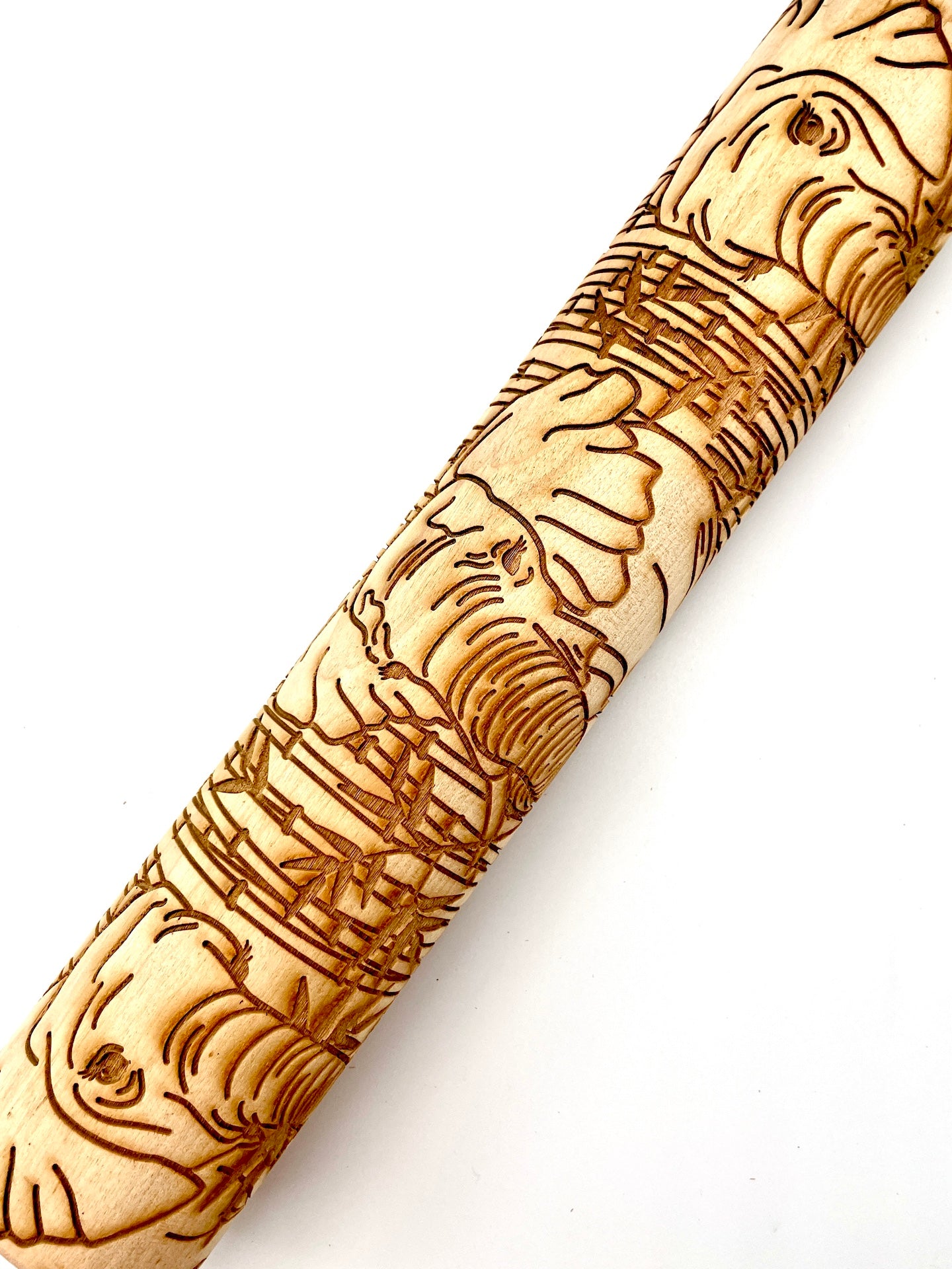 Elephants Textured Rolling Pin