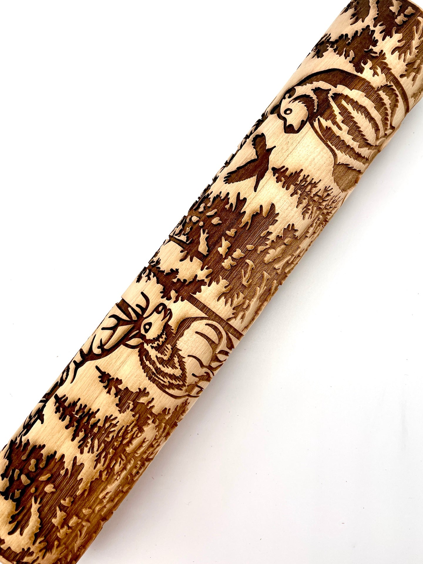 Wildlife Textured Rolling Pin