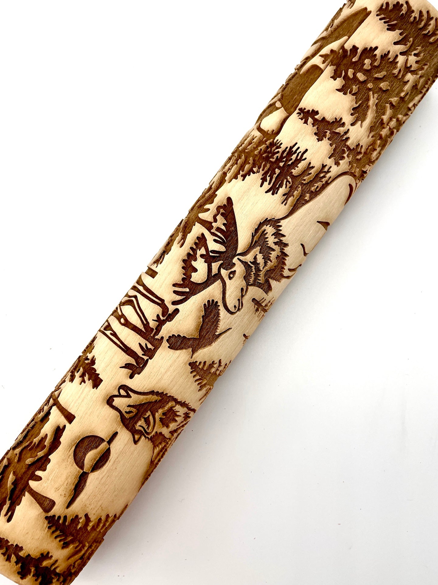 Wildlife Textured Rolling Pin