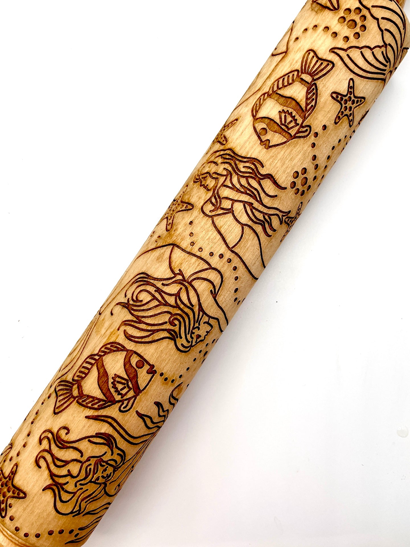 Mermaid Textured Rolling Pin