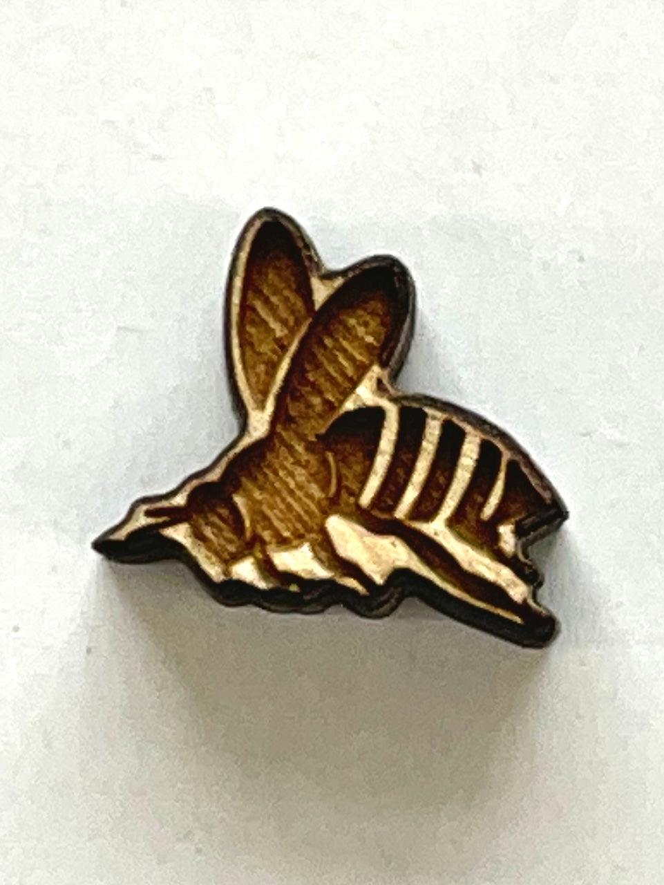 Violet mini Bee (Left Facing)- Stamp