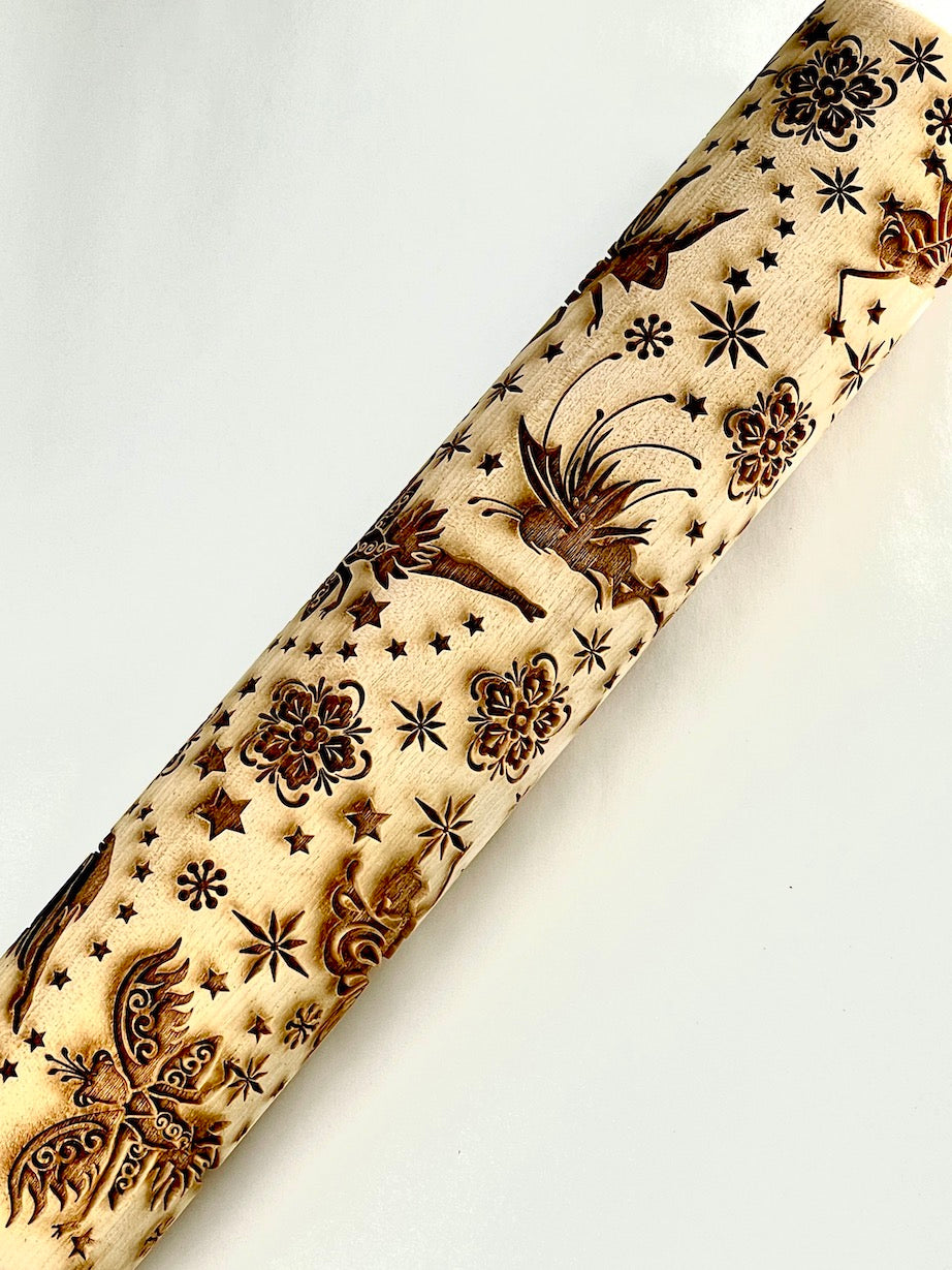 Fairy Textured Rolling Pin