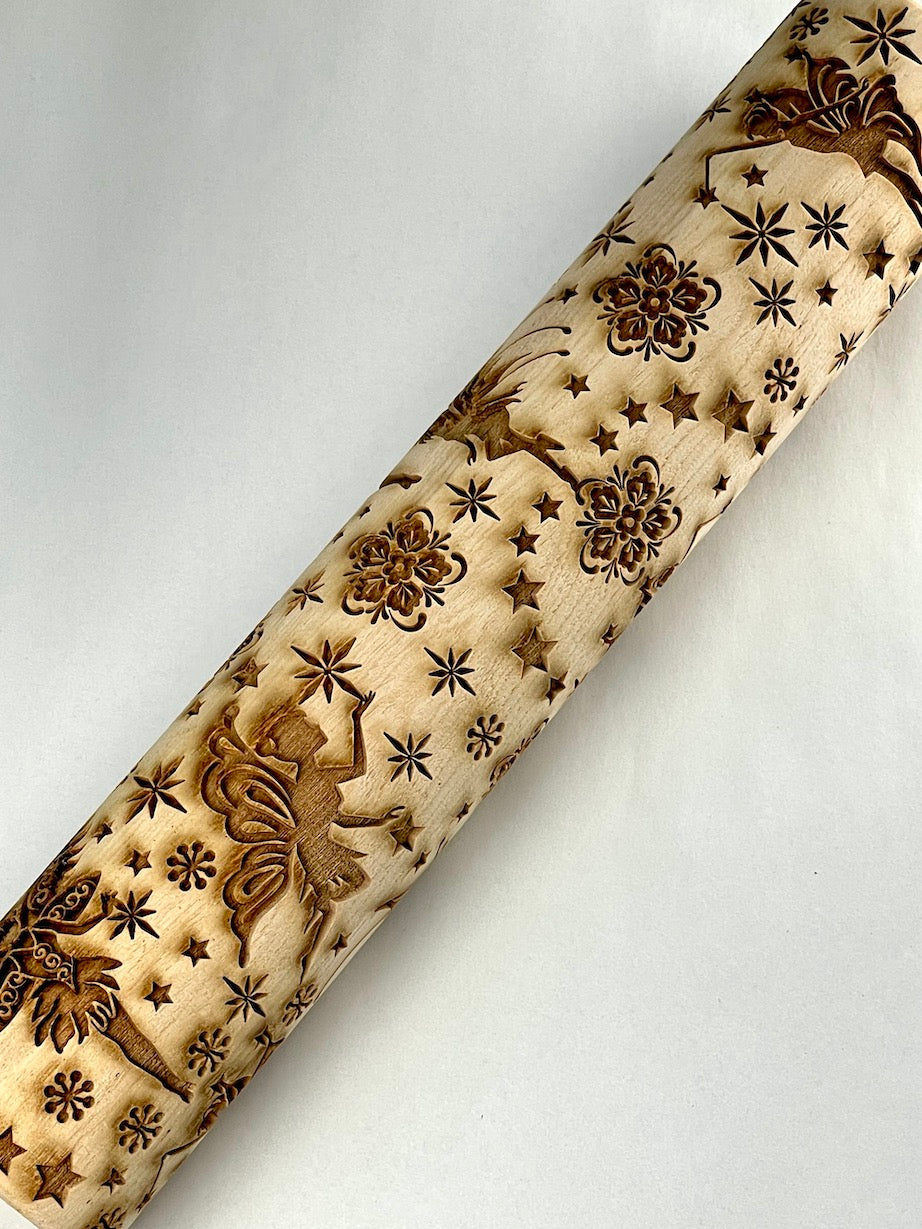 Fairy Textured Rolling Pin