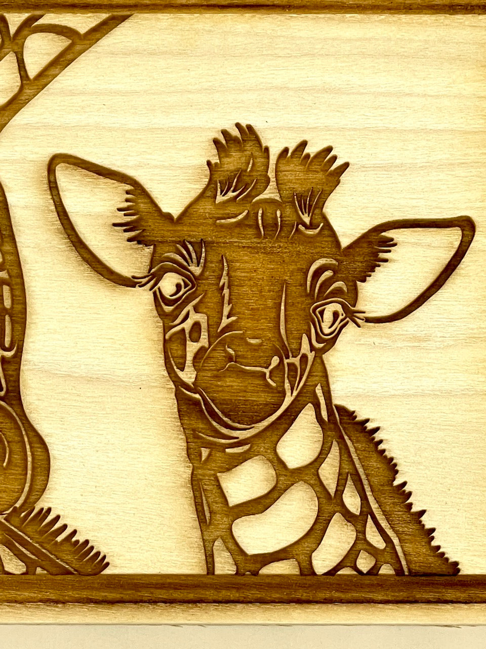 Giraffes Textured Mug Plank