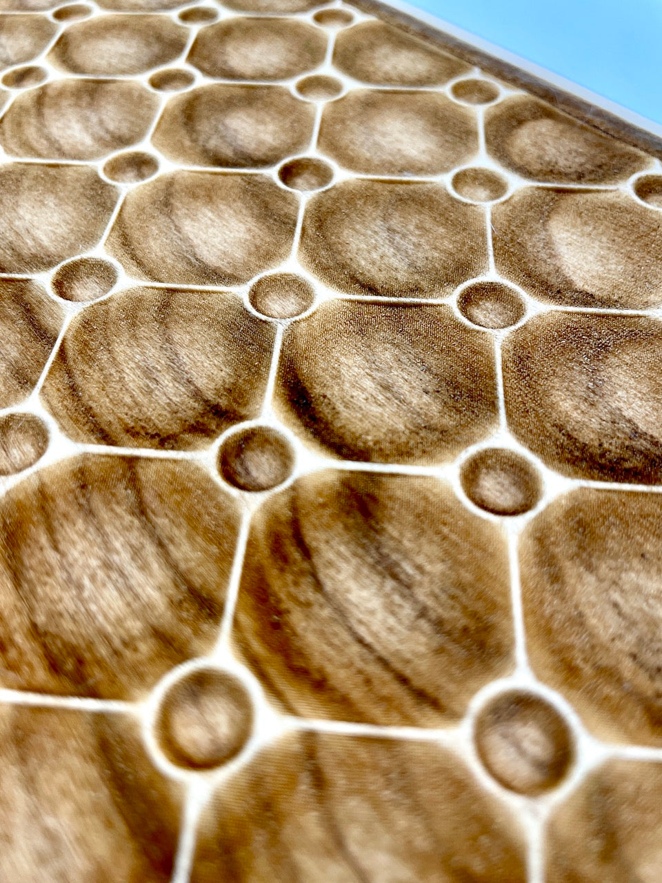 3D Diamond Tufted Textured Mug Plank