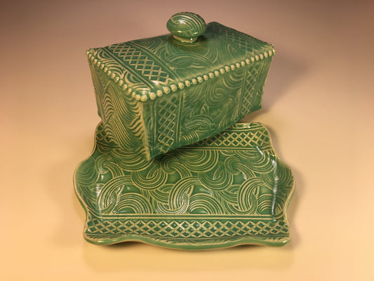 Aqua Butter Dish