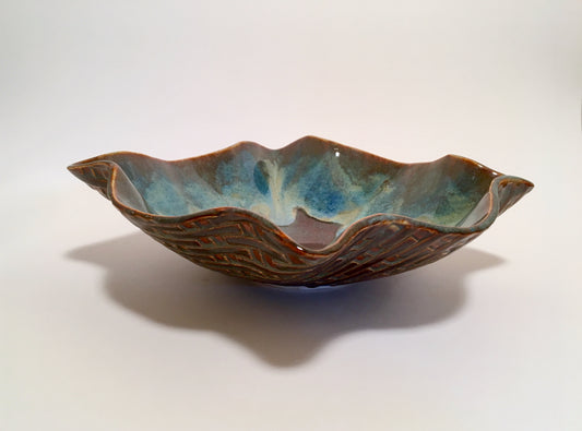 Basket Weave Freeform Bowl