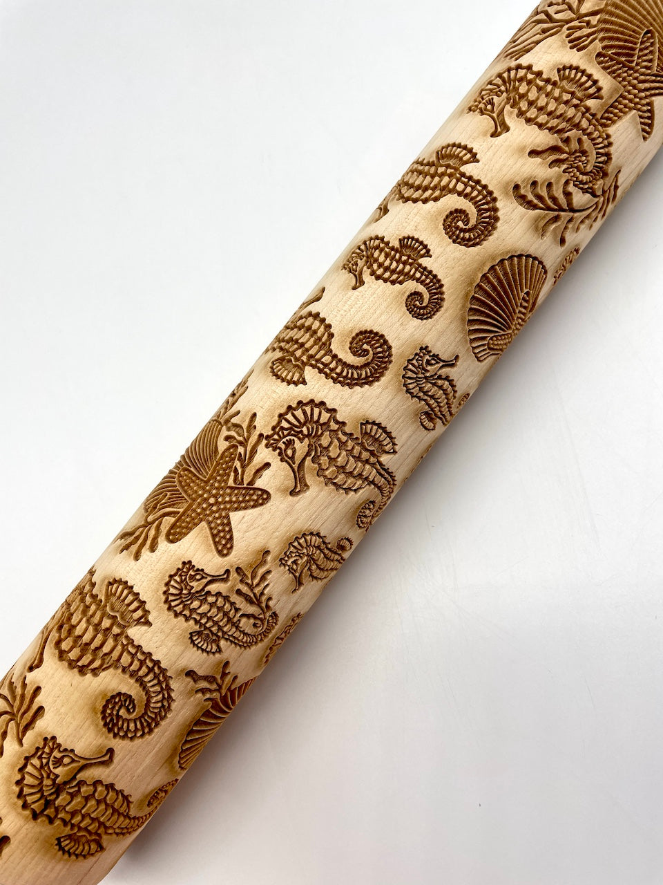 Seahorse Textured Rolling Pin