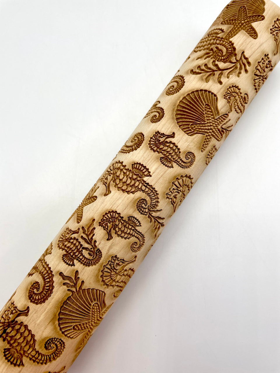 Seahorse Textured Rolling Pin