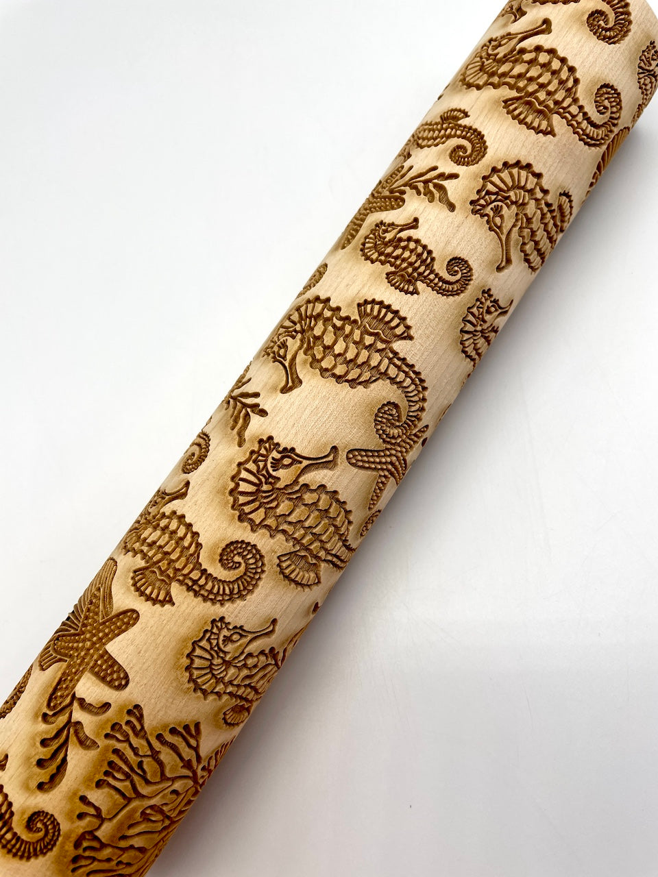 Seahorse Textured Rolling Pin