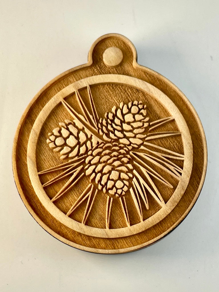 Ornament (Pinecones)- Stamp