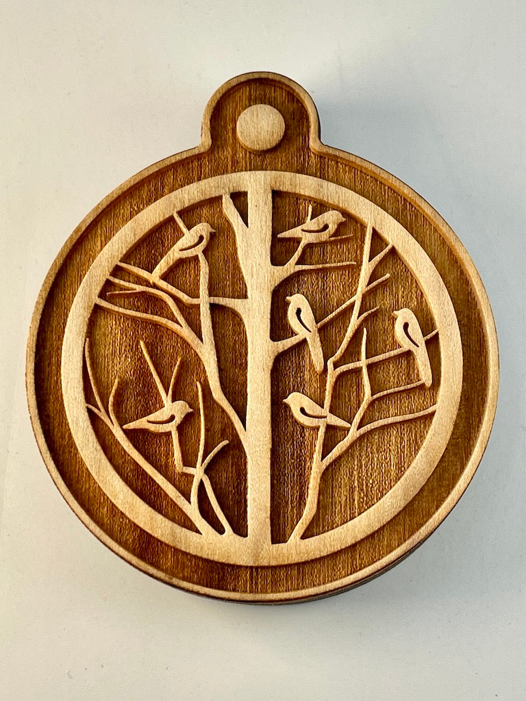Ornament (Forest & Birds)- Stamp