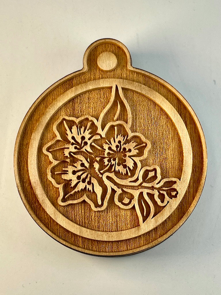Ornament (Cherry Blossoms)- Stamp