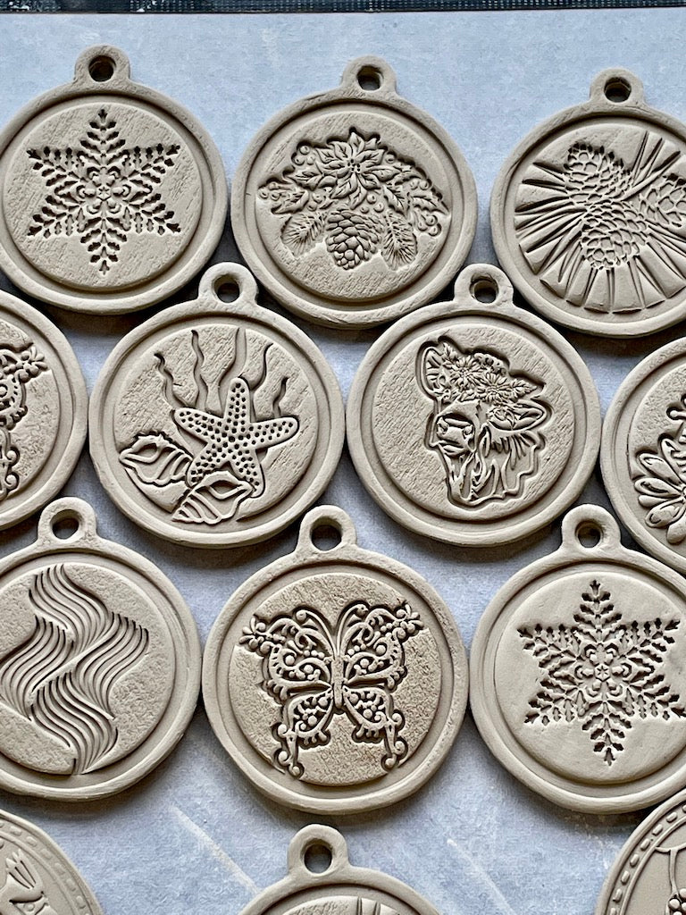 Ornament (Wave)- Stamp