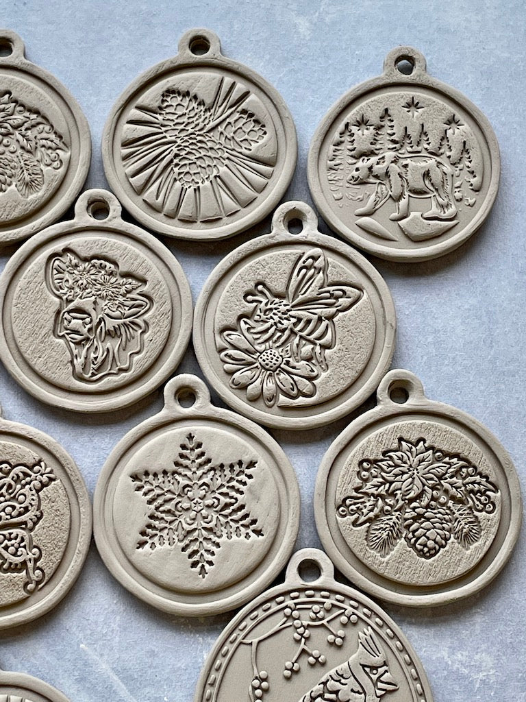 Ornament (Pinecones)- Stamp