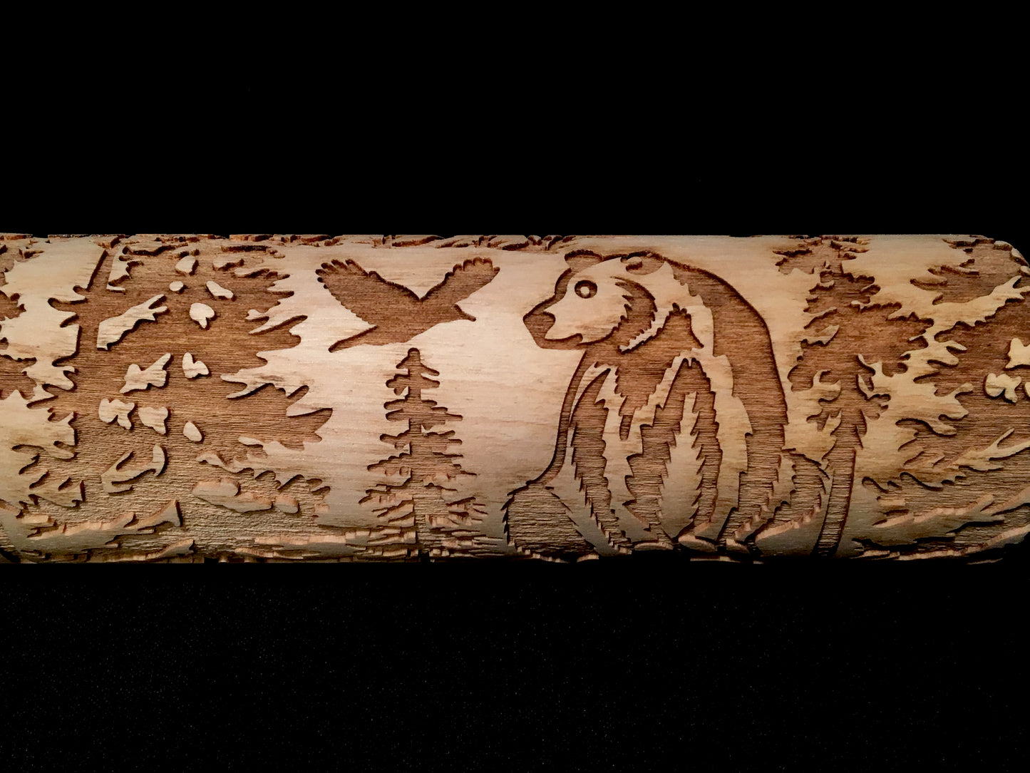 Wildlife Textured Rolling Pin