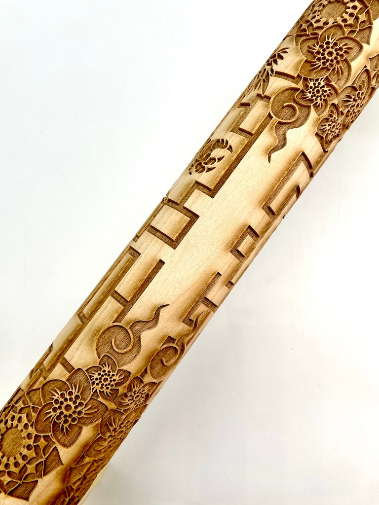 Double Dragon Textured Rolling Pin