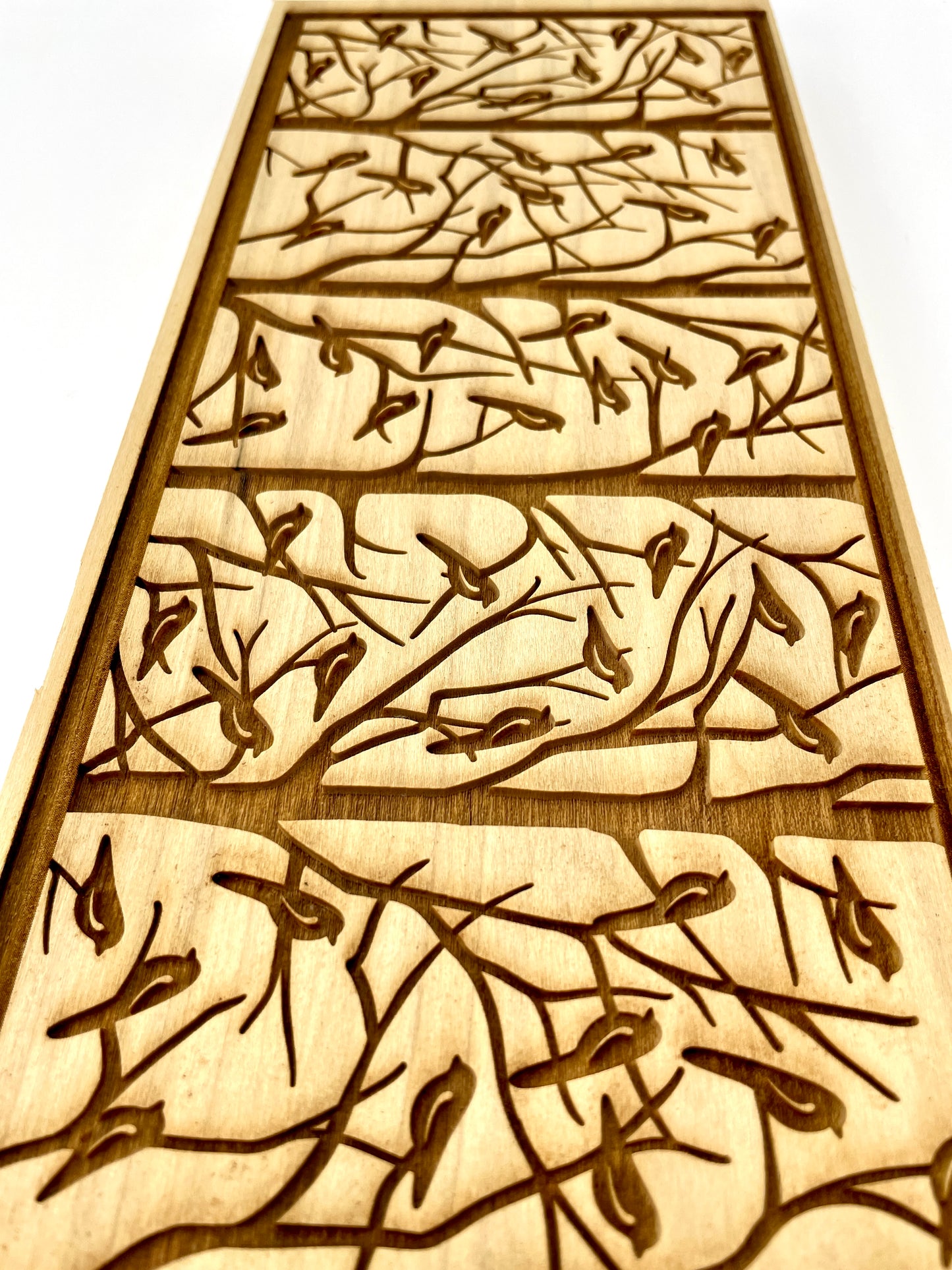 Forest & Birds Textured Plank