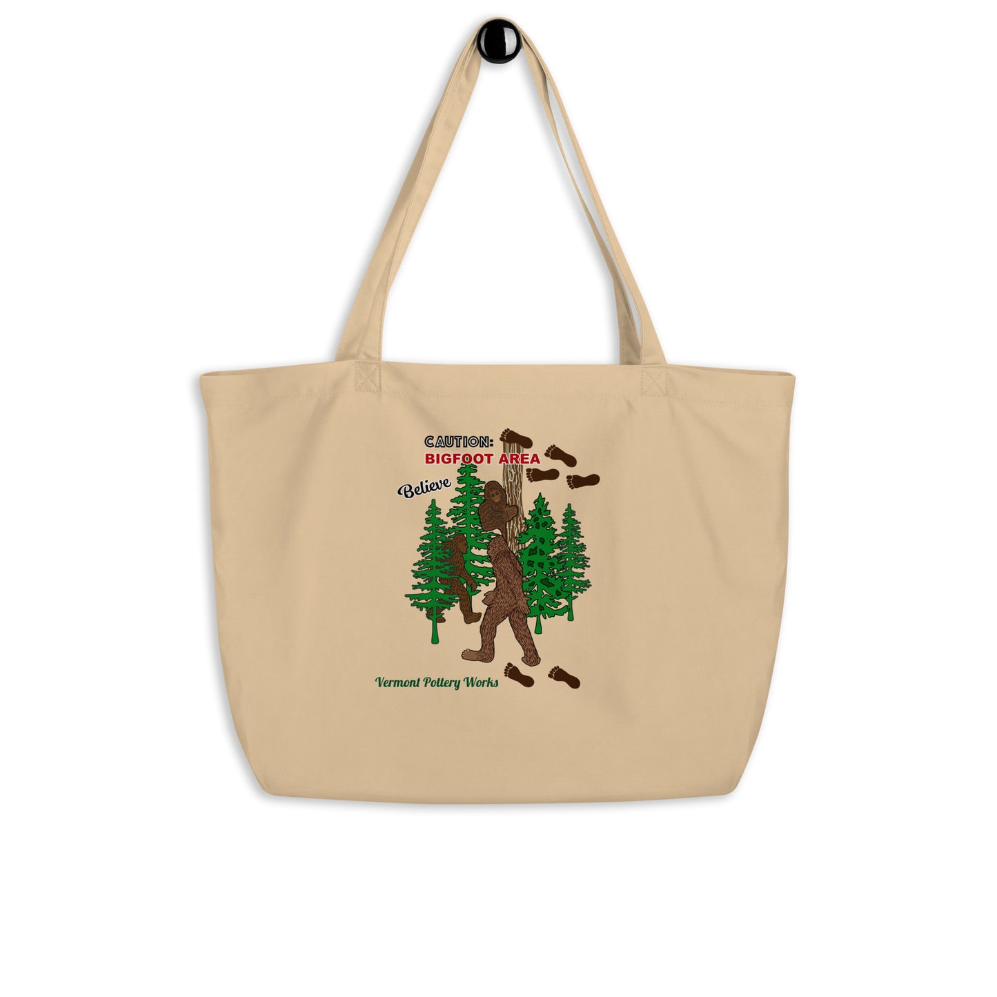 Big Foot Large Organic Tote Bag