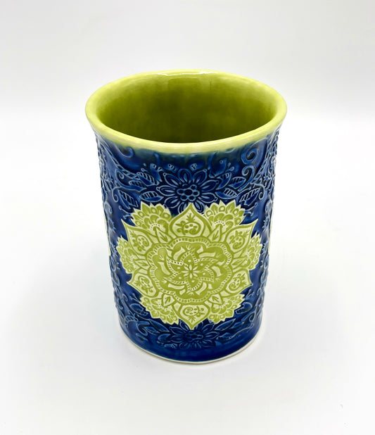 Mandala Garden Mug - glazed