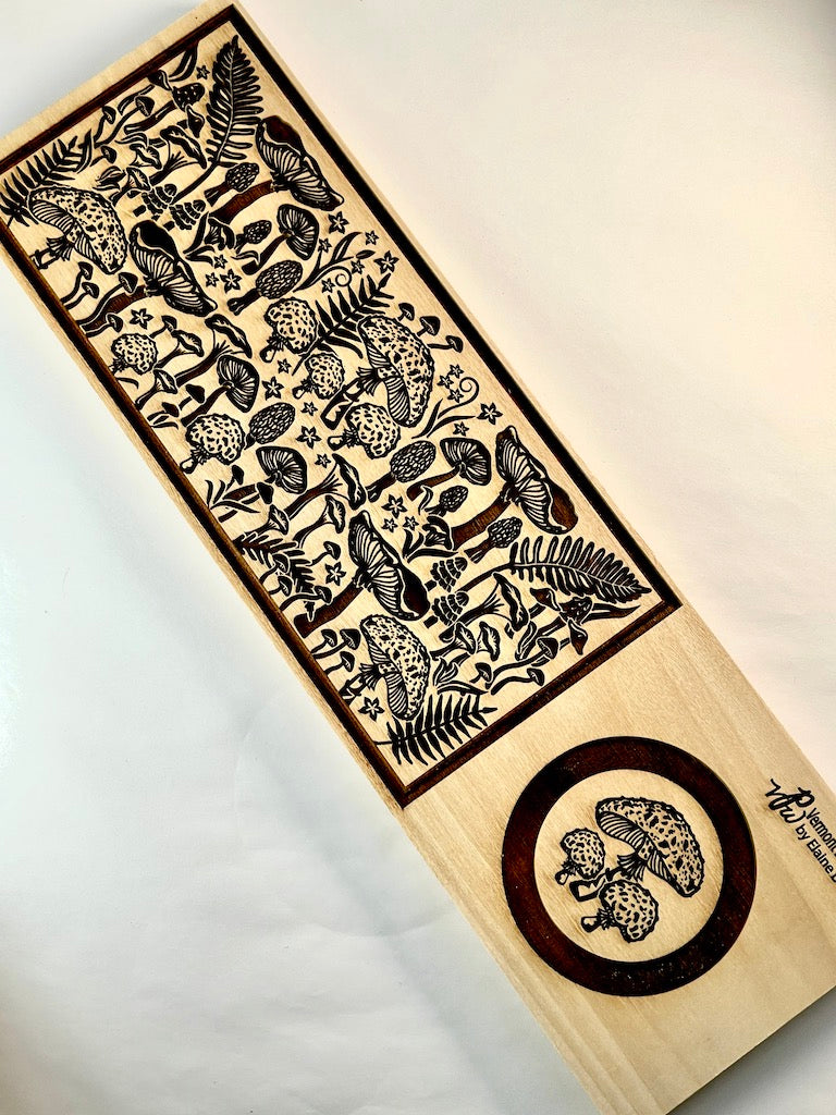 Woodland Mushrooms Textured Mug Plank