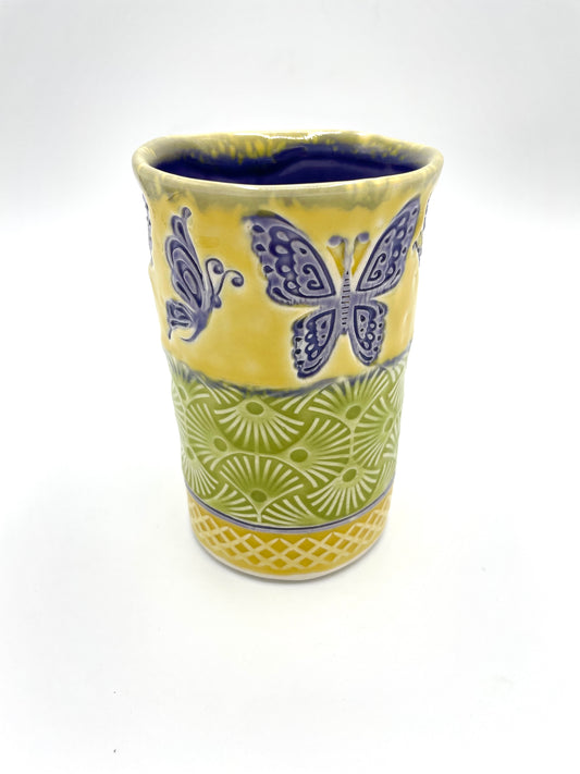 Tiled Fans and Stamped Mug