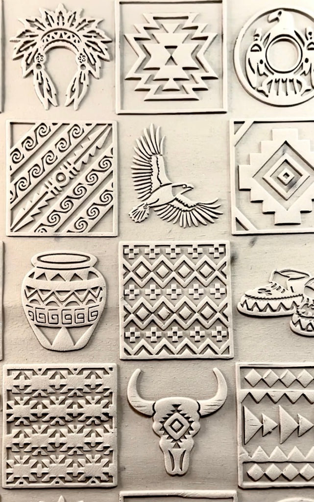 Southwest Collection- Aztec Blanket- Stamp