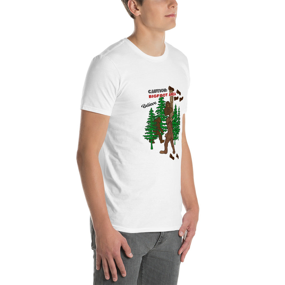 Big Foot (Front Design) Short-Sleeve Unisex T-Shirt